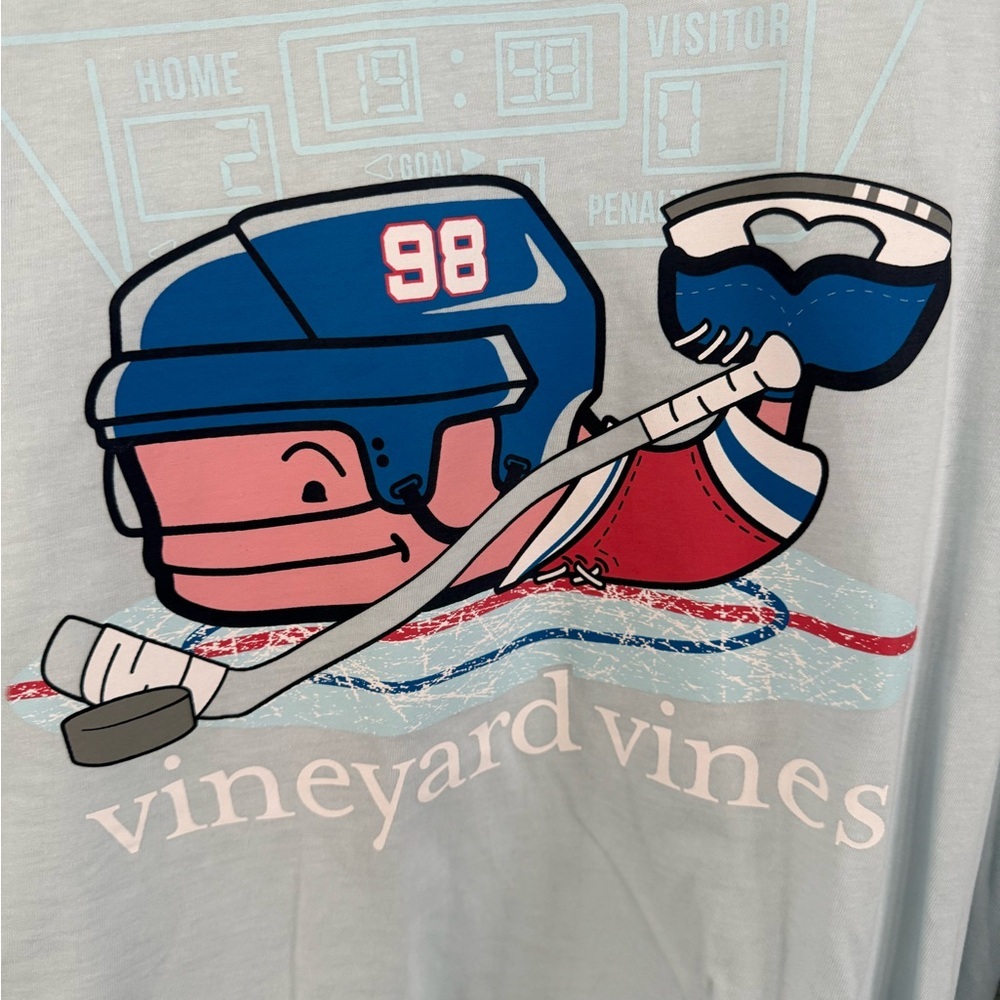 Vineyard Vines Sky Blue Long Sleeve Tee - Picture 5 of 5